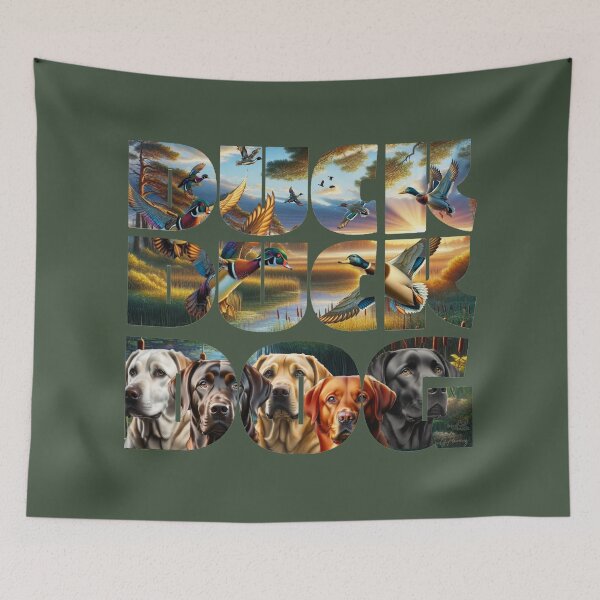 Item preview, DUCK DUCK DOG Word Art For Duck Hunters designed and sold by LifeCrush.