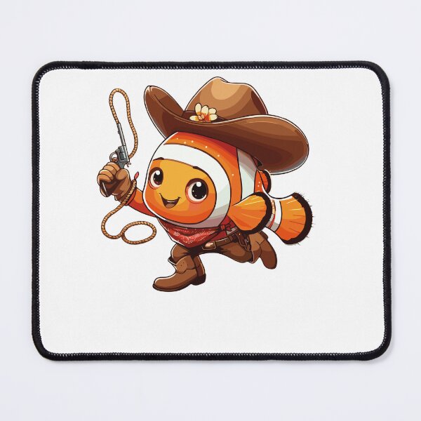 Item preview, Western Rodeo Cowboy Outfit Hat Clownfish Texas Animals designed and sold by Artistoos.