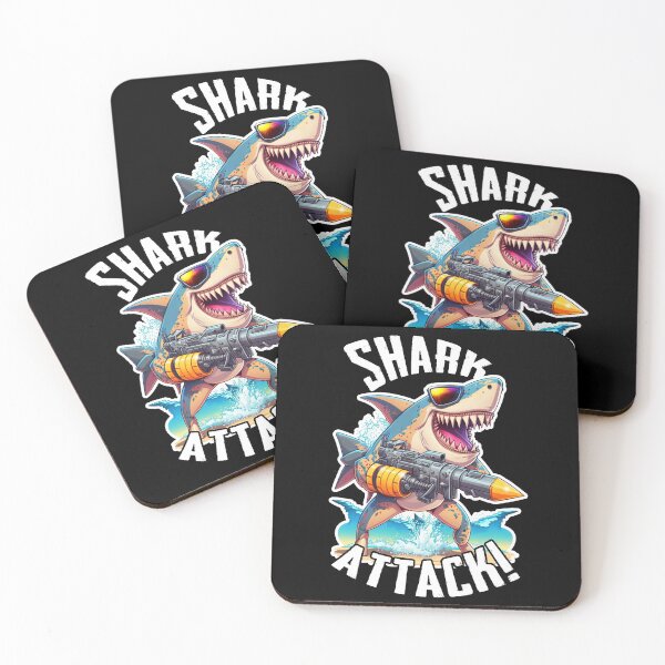 Item preview, SHARK ATTACK!!!! designed and sold by TheeDigitalDen.