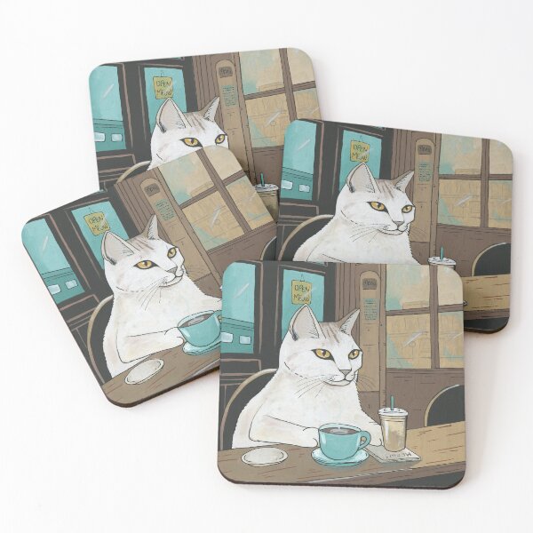 Item preview, A Coffee To Go! designed and sold by KilkennyCat Art.