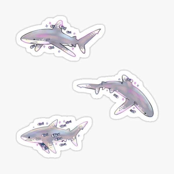 Item preview, oceanic whitetip shark pack  designed and sold by Mayarartsy.