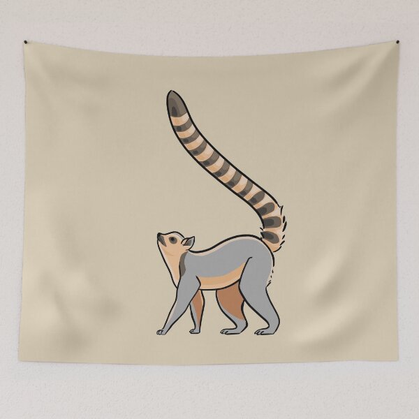 Item preview, Ring-tailed lemur designed and sold by Milanicole.
