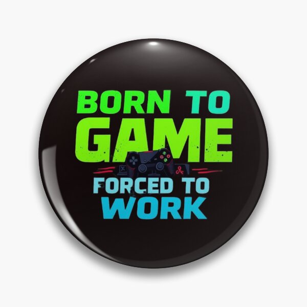 Item preview, Gamer by Passion, Worker by Force designed and sold by Charlie-Kier.