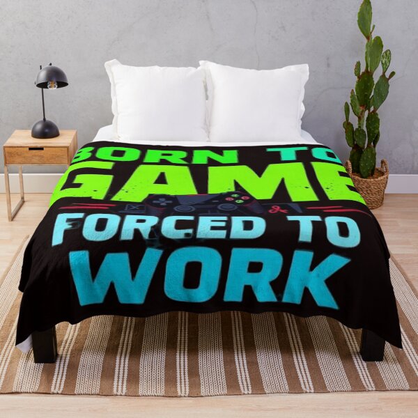 Item preview, Gamer by Passion, Worker by Force designed and sold by Charlie-Kier.