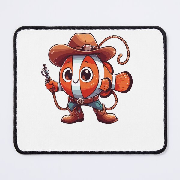 Item preview, Western Rodeo Cowboy Outfit Hat Clownfish Texas Animals designed and sold by Artistoos.