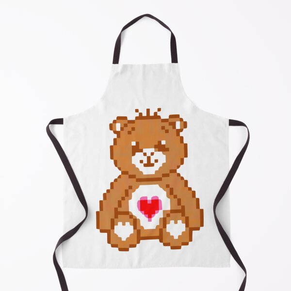 Item preview, Pixelated Teddy Bear with Heart Center designed and sold by K1llexx.