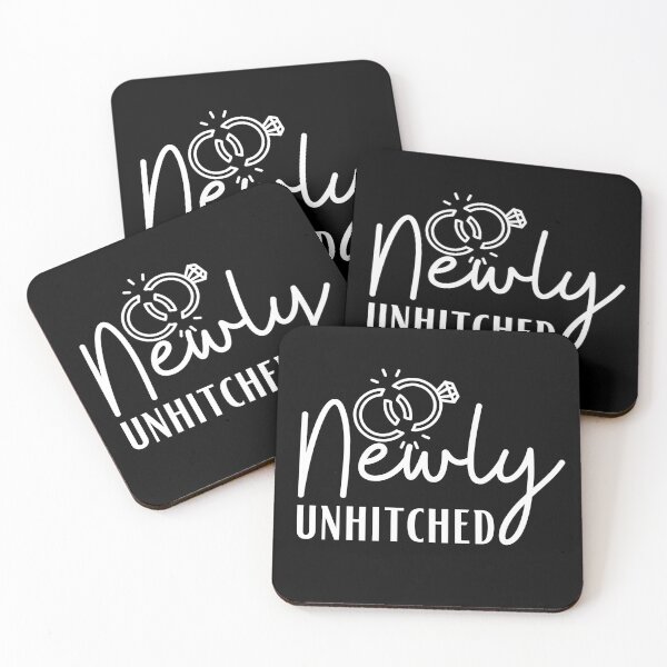 Item preview, Newly unhitched - divorce humor designed and sold by EvergreenWhimsy.