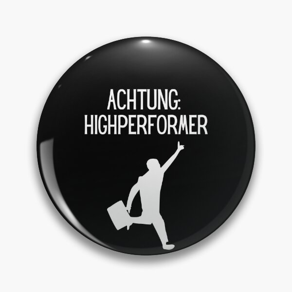 Item preview, Attention: Highperformer | Business Bank Business Manager Hedge Fund Saying Shirt designed and sold by ManuelMuse.