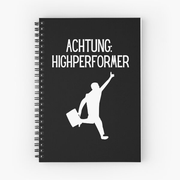 Item preview, Attention: Highperformer | Business Bank Business Manager Hedge Fund Saying Shirt designed and sold by ManuelMuse.