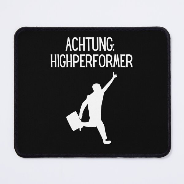 Item preview, Attention: Highperformer | Business Bank Business Manager Hedge Fund Saying Shirt designed and sold by ManuelMuse.