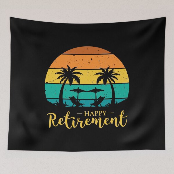 Item preview, Happy retirement designed and sold by Oval Shop.
