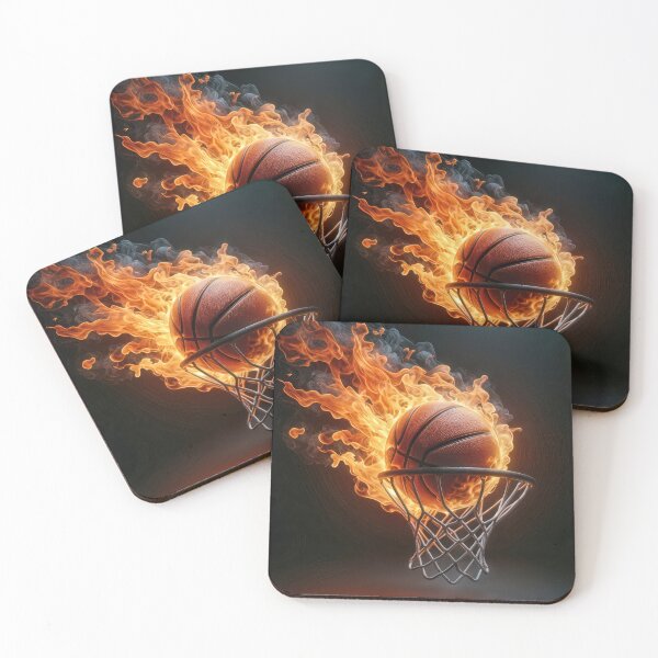 Item preview, Flaming Basketball designed and sold by Maria Dryfhout.