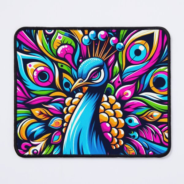Item preview, Colorful cute peacock designed and sold by Dogandesighn.
