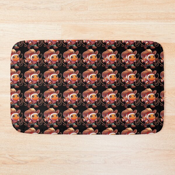 Item preview, Western Rodeo Cowboy Outfit Hat Clownfish Texas Animals designed and sold by Artistoos.