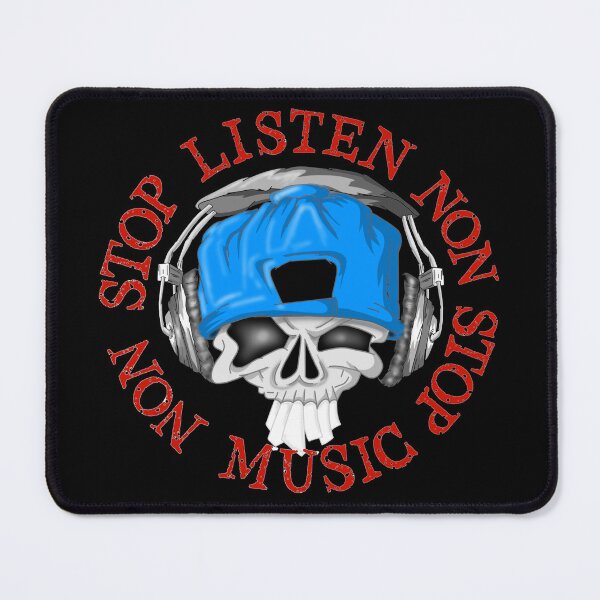 Item preview, Skull headphones listen non stop music designed and sold by TheEndDesign.
