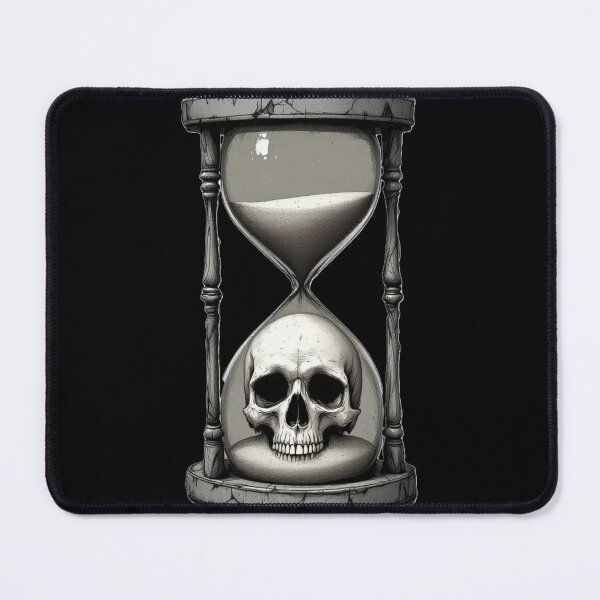 Item preview, Skull in Sand Timer Symbolizing Mortality designed and sold by TrendHavenPL.