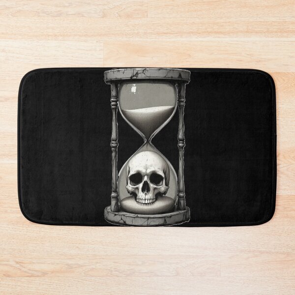 Item preview, Skull in Sand Timer Symbolizing Mortality designed and sold by TrendHavenPL.