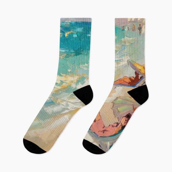 Item preview, Impressionist Painting of French Seaside | Edgar Degas Influence designed and sold by CARRAANN.