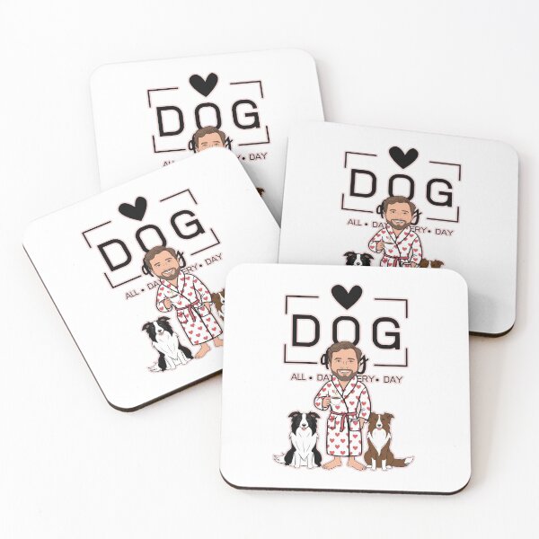 Item preview, Dog Dad All Day Every Day – Cozy Morning with a Border Collie designed and sold by GoodyPaws.
