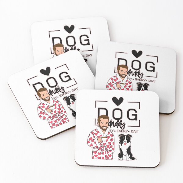 Item preview, Dog Dad All Day Every Day – Cozy Morning with a Border Collie designed and sold by GoodyPaws.