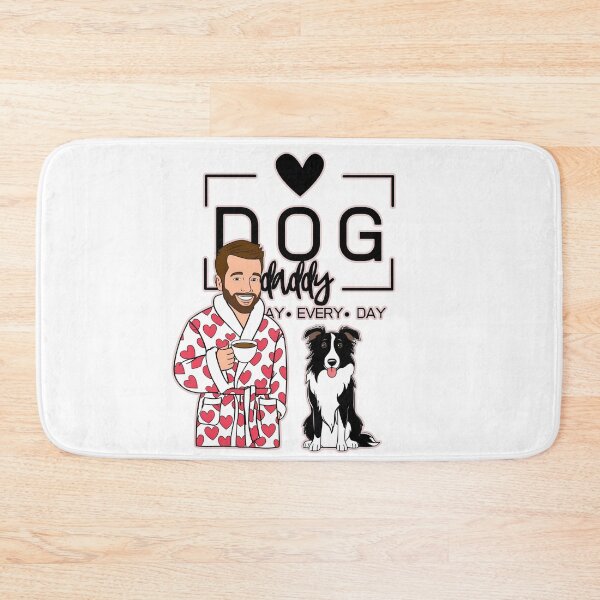 Item preview, Dog Dad All Day Every Day – Cozy Morning with a Border Collie designed and sold by GoodyPaws.