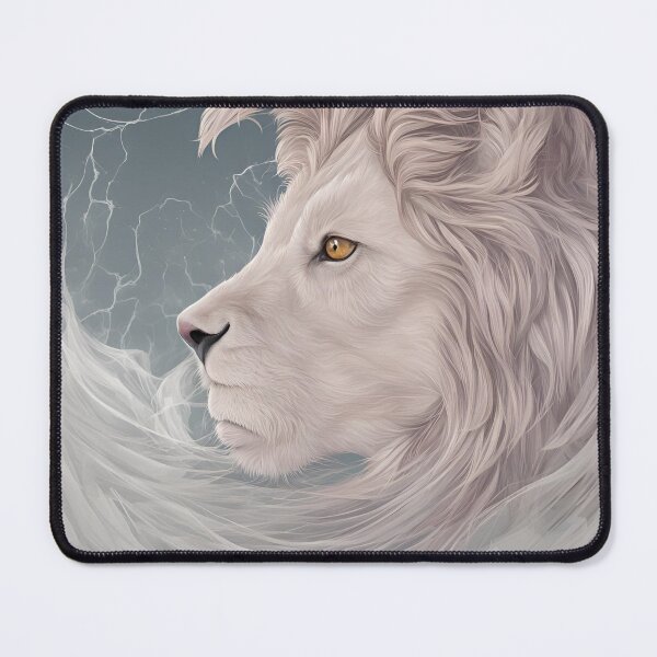 Item preview, Stormborn Majesty: The White Lion designed and sold by Frankie Design Store.