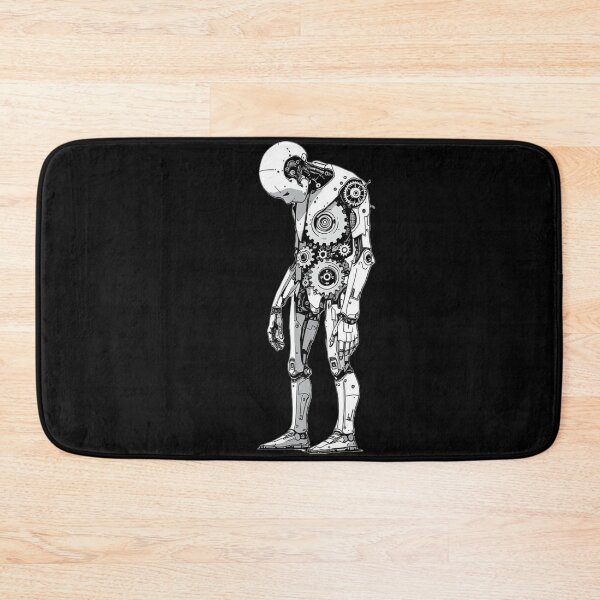 Item preview, Human Clockwork Mechanism Existential Minimalist Art designed and sold by TrendHavenPL.