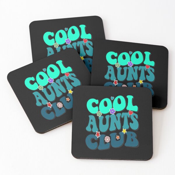 Item preview, Cool Aunts Club – Heart, Stars & Sunflower Squad designed and sold by Zakrytos ★★★★★.