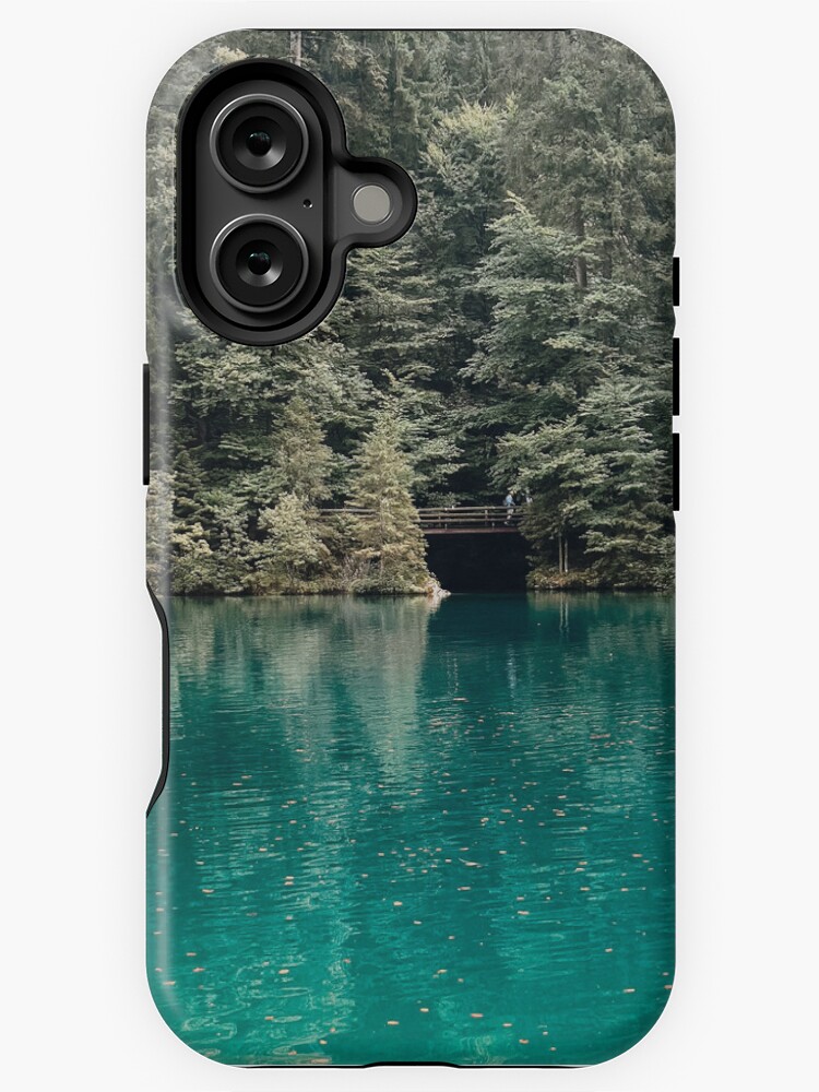 Thumbnail 1 of 4, iPhone Case, Lake Blausee Photography in the Bernese Oberland Region designed and sold by Ibitiraquire.