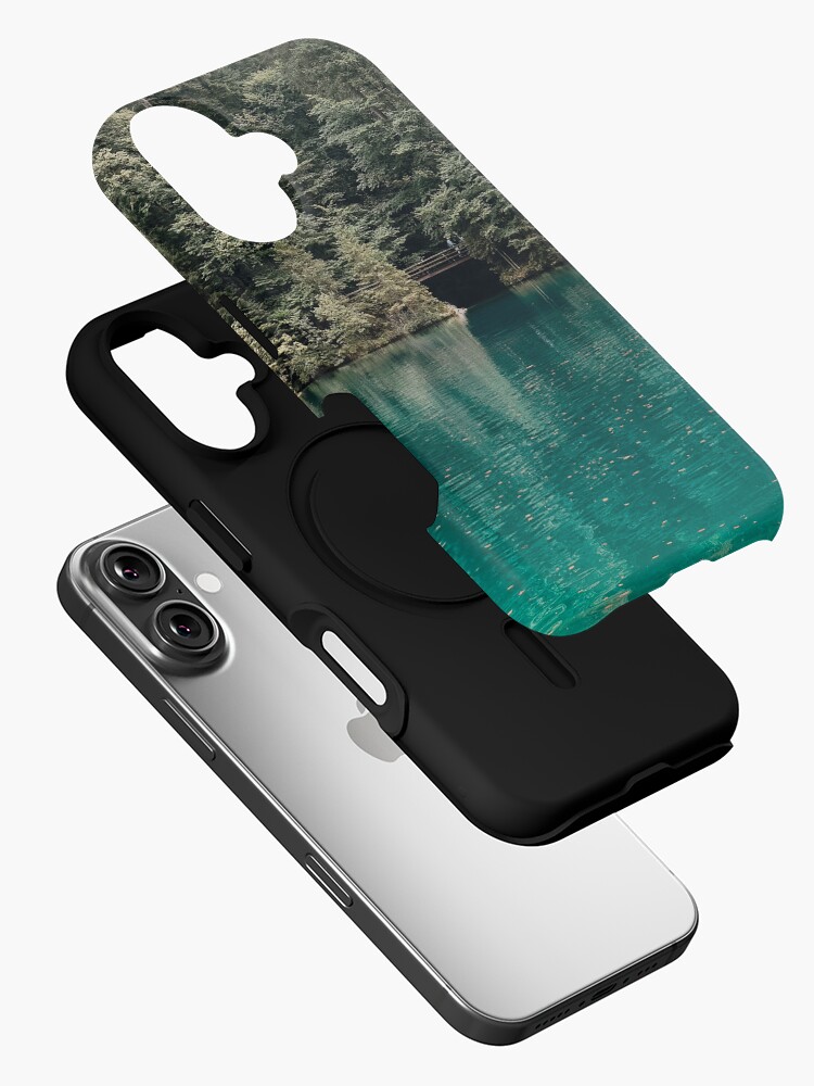 Thumbnail 2 of 4, iPhone Case, Lake Blausee Photography in the Bernese Oberland Region designed and sold by Ibitiraquire.