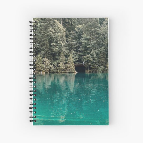 Lake Blausee Photography in the Bernese Oberland Region Spiral Notebook