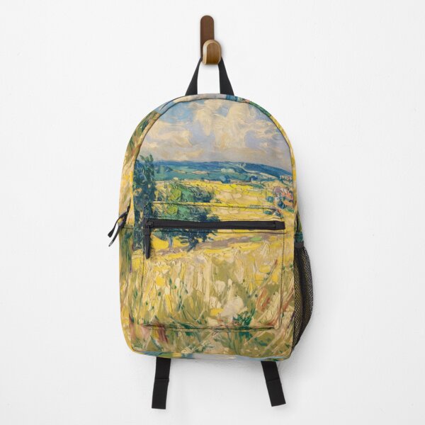 Item preview, Impressionist Painting of a French Landscape | Golden Fields & Monet Influence designed and sold by CARRAANN.