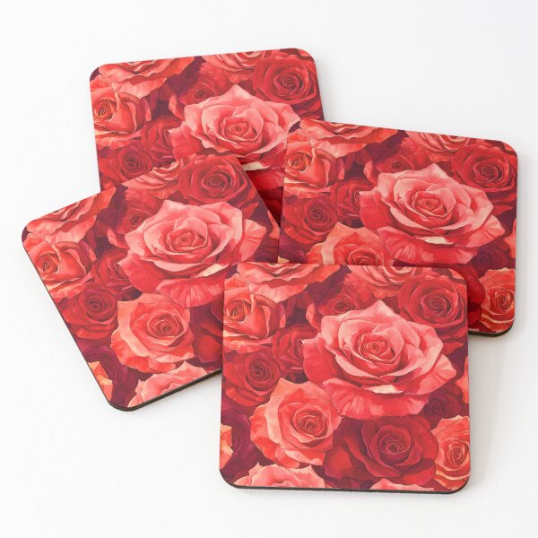 Item preview, Tropical Rose Garden designed and sold by Shapemesh_Studio.