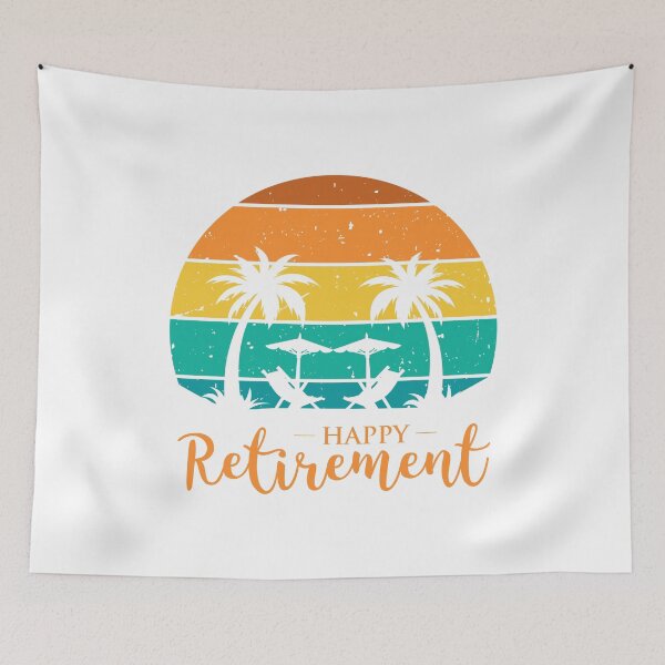 Item preview, Happy retirement designed and sold by Oval Shop.