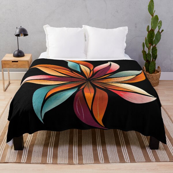 Item preview, Modern Artistic Flower Design - Colorful Floral Illustration designed and sold by EmiBarDesign.