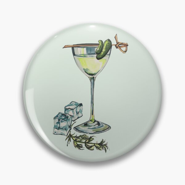Item preview, Pickle Martini Cocktail designed and sold by YooliaStudio.