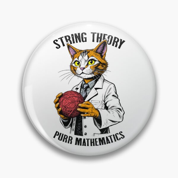 Item preview, String Theory Cat Funny Physics Mathematics Scientist Math designed and sold by GrandeDuc.