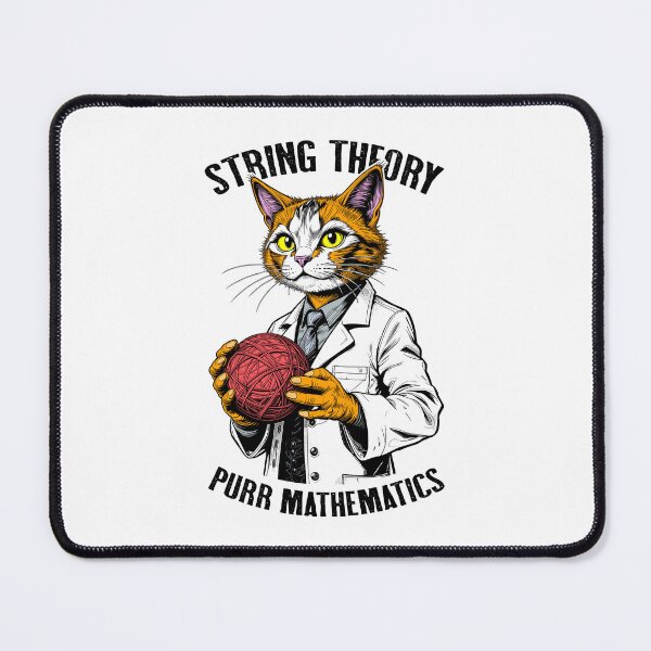Item preview, String Theory Cat Funny Physics Mathematics Scientist Math designed and sold by GrandeDuc.