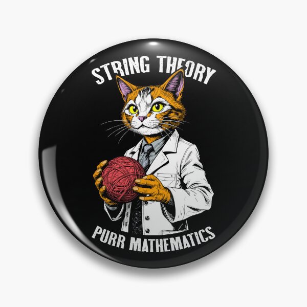 Item preview, String Theory Cat Funny Physics Mathematics Scientist Math designed and sold by GrandeDuc.