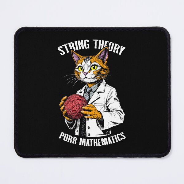 Item preview, String Theory Cat Funny Physics Mathematics Scientist Math designed and sold by GrandeDuc.