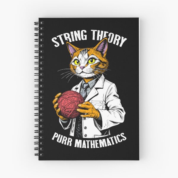 Item preview, String Theory Cat Funny Physics Mathematics Scientist Math designed and sold by GrandeDuc.