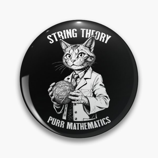 Item preview, String Theory Cat Funny Physics Mathematics Scientist Math designed and sold by GrandeDuc.