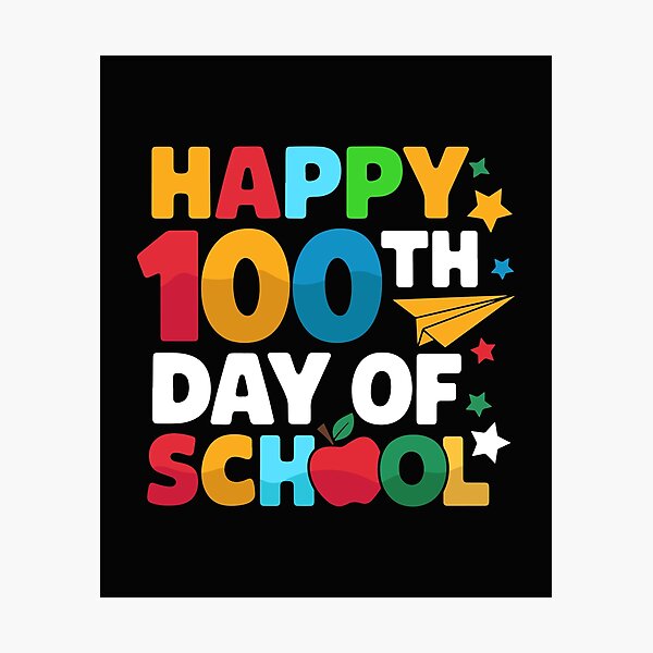 Item preview, Happy 100th day of school designed and sold by marfanna.