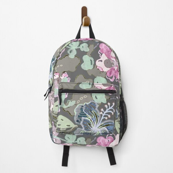 Item preview, Grey Print Hand Drawn Floral designed and sold by Sharon Schwalbe.