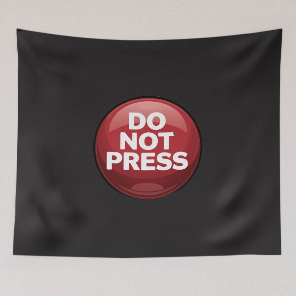 Item preview, Do Not Press – Prank Shirt designed and sold by SignumShop.