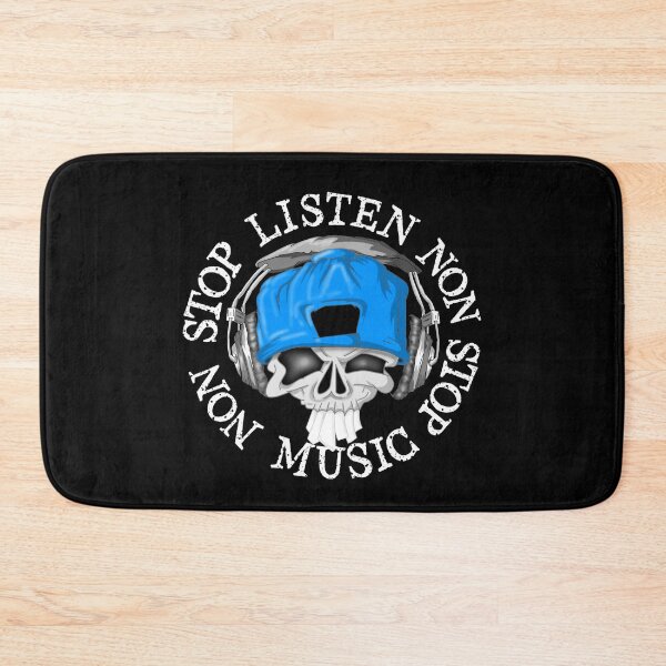 Item preview, Skull headphones listen non stop music  designed and sold by TheEndDesign.
