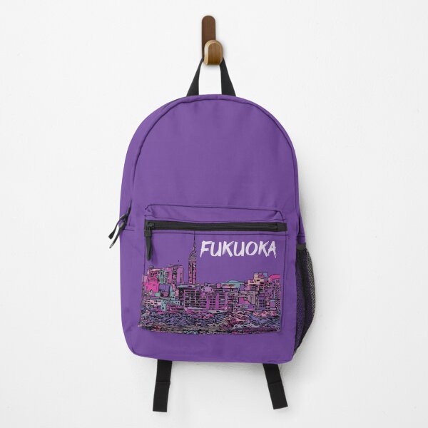 Item preview, Fukuoka - Japanese City Pop Aesthetic designed and sold by Lakeric Cityscapes.