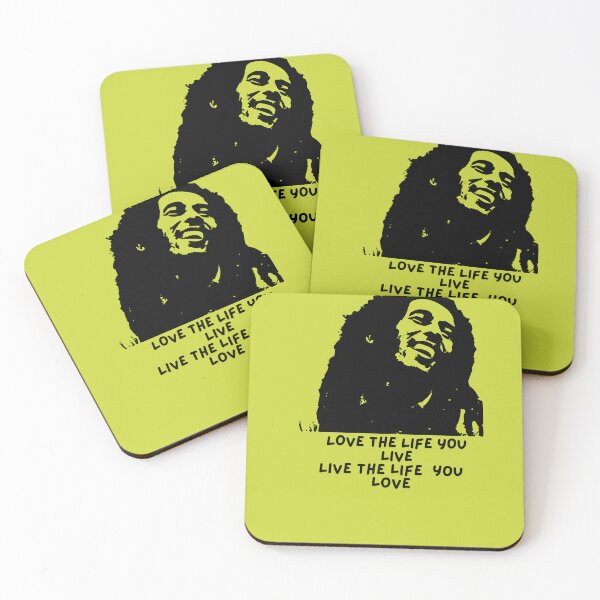 Item preview, Bob Marley Quote: Love the life you live. Live the life you love designed and sold by KingdomDesigns2.