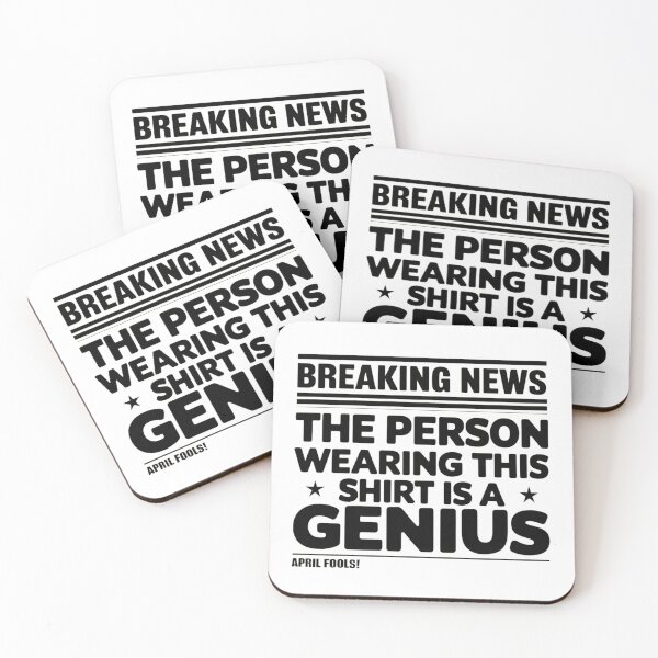 Item preview, Breaking News – Genius Alert designed and sold by SignumShop.