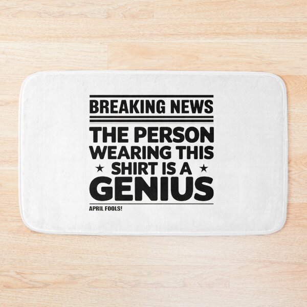 Item preview, Breaking News – Genius Alert designed and sold by SignumShop.